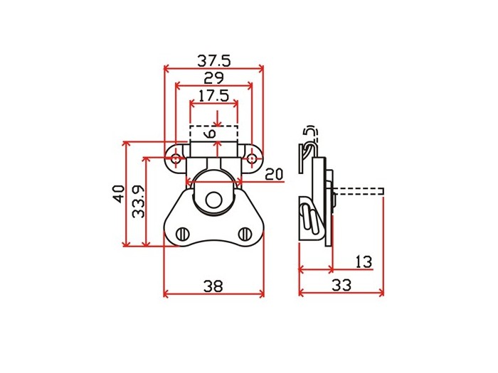 工具箱锁J105F