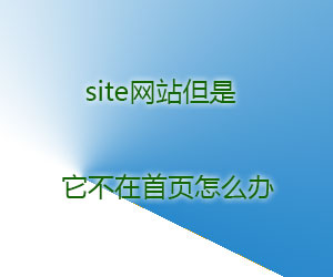 site网站但是它不在乐博体育怎么办